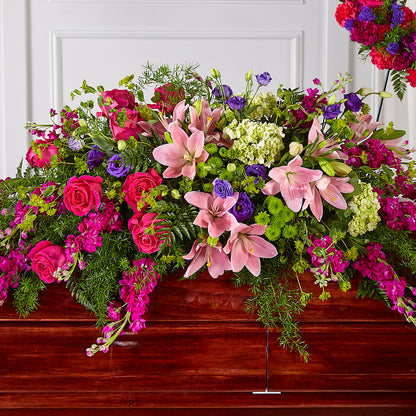 Radiant Tribute Casket Spray –  Towne Florist, Lumberton NC