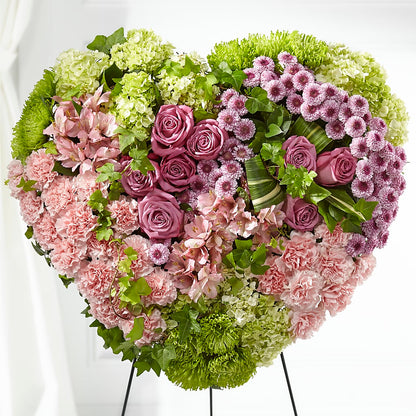 Heartwarming Standing Heart –  Towne Florist, Lumberton NC