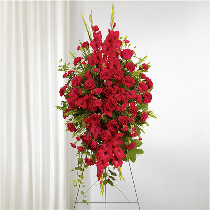 From the Heart Standing Spray –  Towne Florist, Lumberton NC
