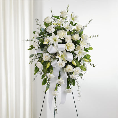 With Care Standing Spray –  Towne Florist, Lumberton NC