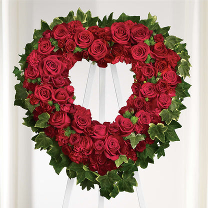 Wholehearted Standing Spray –  Towne Florist, Lumberton NC