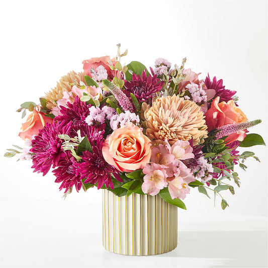 Berry Cobbler Bouquet with Ivory Vase –  Towne Florist, Lumberton NC