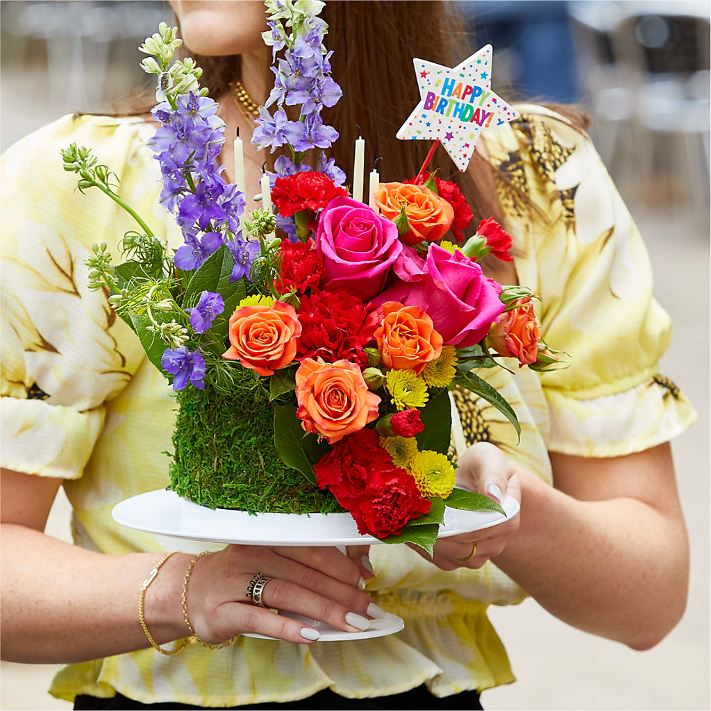 Best Year Yet Floral Cake –  Towne Florist, Lumberton NC