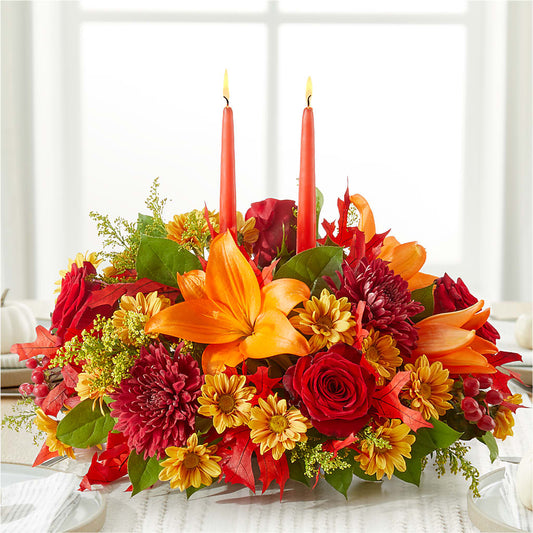 Autumn's Embrace Centerpiece –  Towne Florist, Lumberton NC
