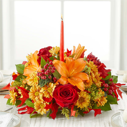 Autumn's Embrace Centerpiece –  Towne Florist, Lumberton NC
