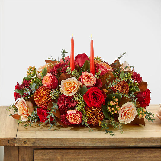 Gather Near Centerpiece –  Towne Florist, Lumberton NC