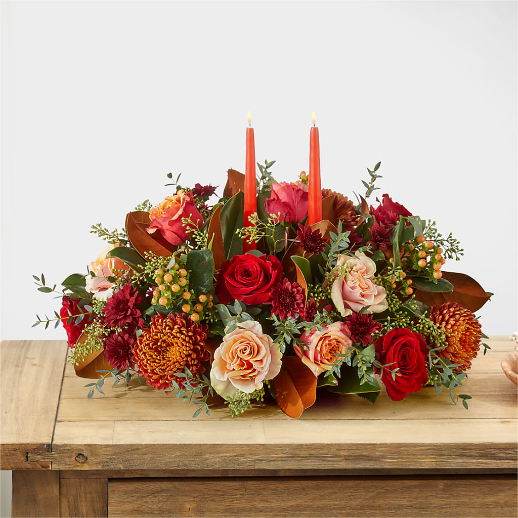 Gather Near Centerpiece –  Towne Florist, Lumberton NC