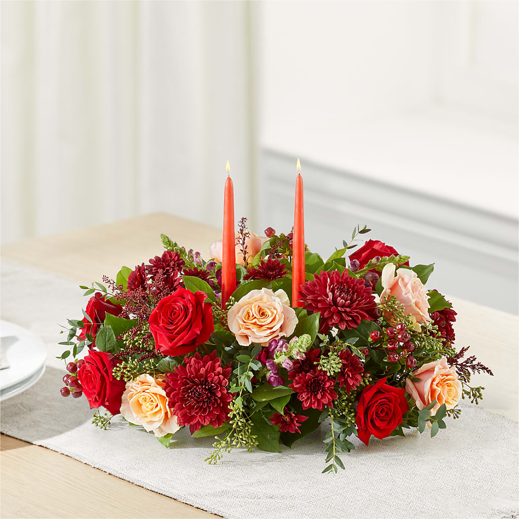 Most Thankful Centerpiece –  Towne Florist, Lumberton NC