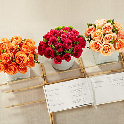 Dawn Rose Centerpiece –  Towne Florist, Lumberton NC