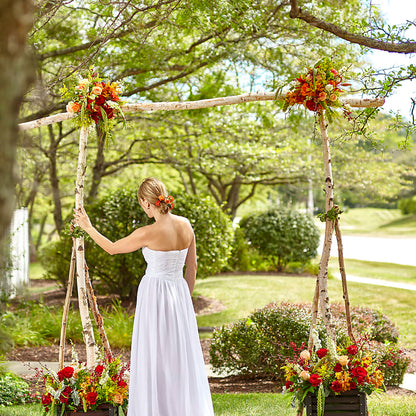 Arbor of Love Archway –  Towne Florist, Lumberton NC