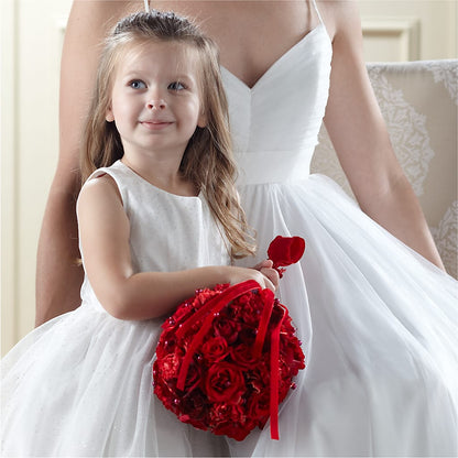 Pure at Heart Flower Girl Arrangement –  Towne Florist, Lumberton NC